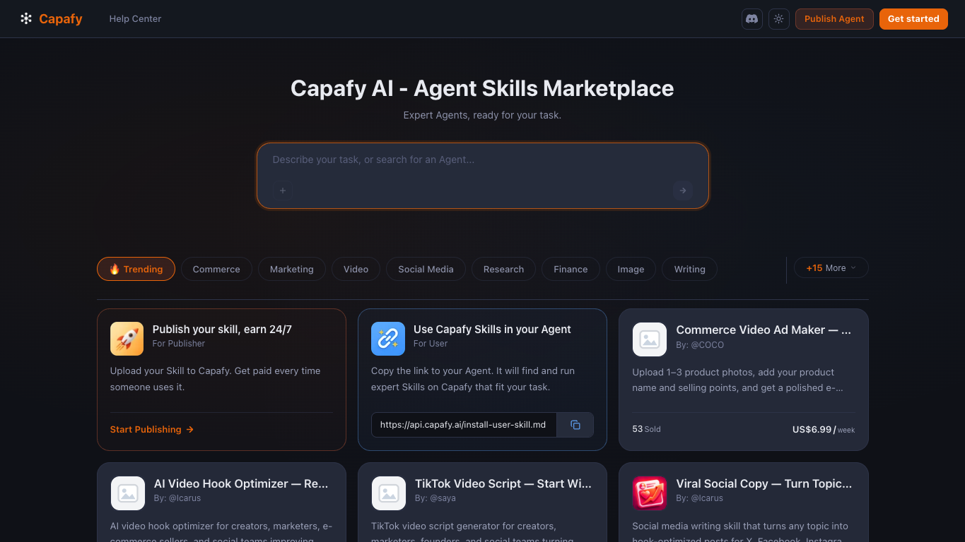 Capafy AI screenshot